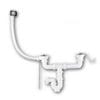 Te de Vidage Evier Bi Bac INOX Avec Troplein