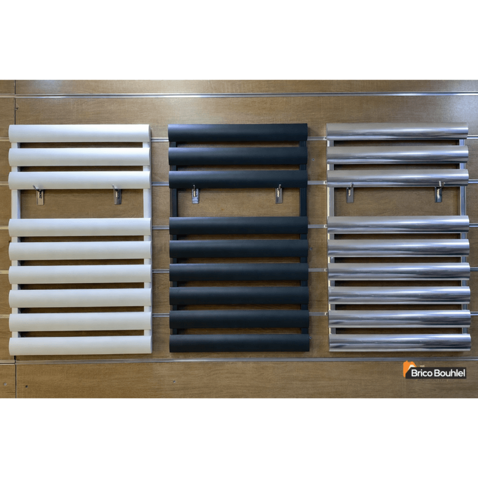 Sèche Serviette en Aluminium Design Mezzaluna Made in ITALIE