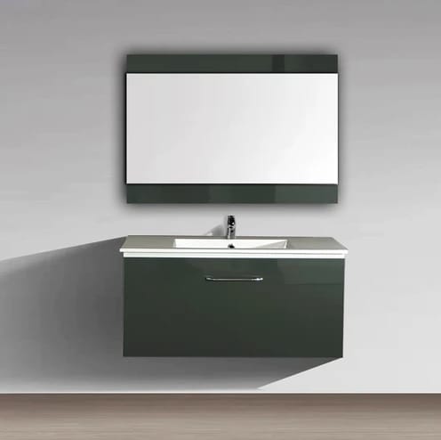 Meuble-Gris-charbon-pour-plan-vasque-Comete-72-cm-avec-miroir