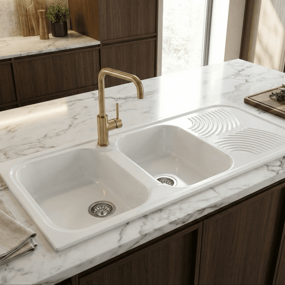 Lavabo cuisine ROCKY 118*50cm