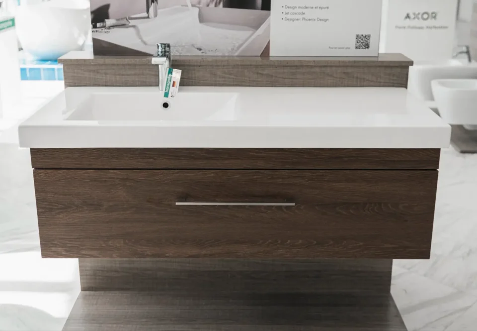 Meuble salle de bain SPAZIO un tiroir 120 cm