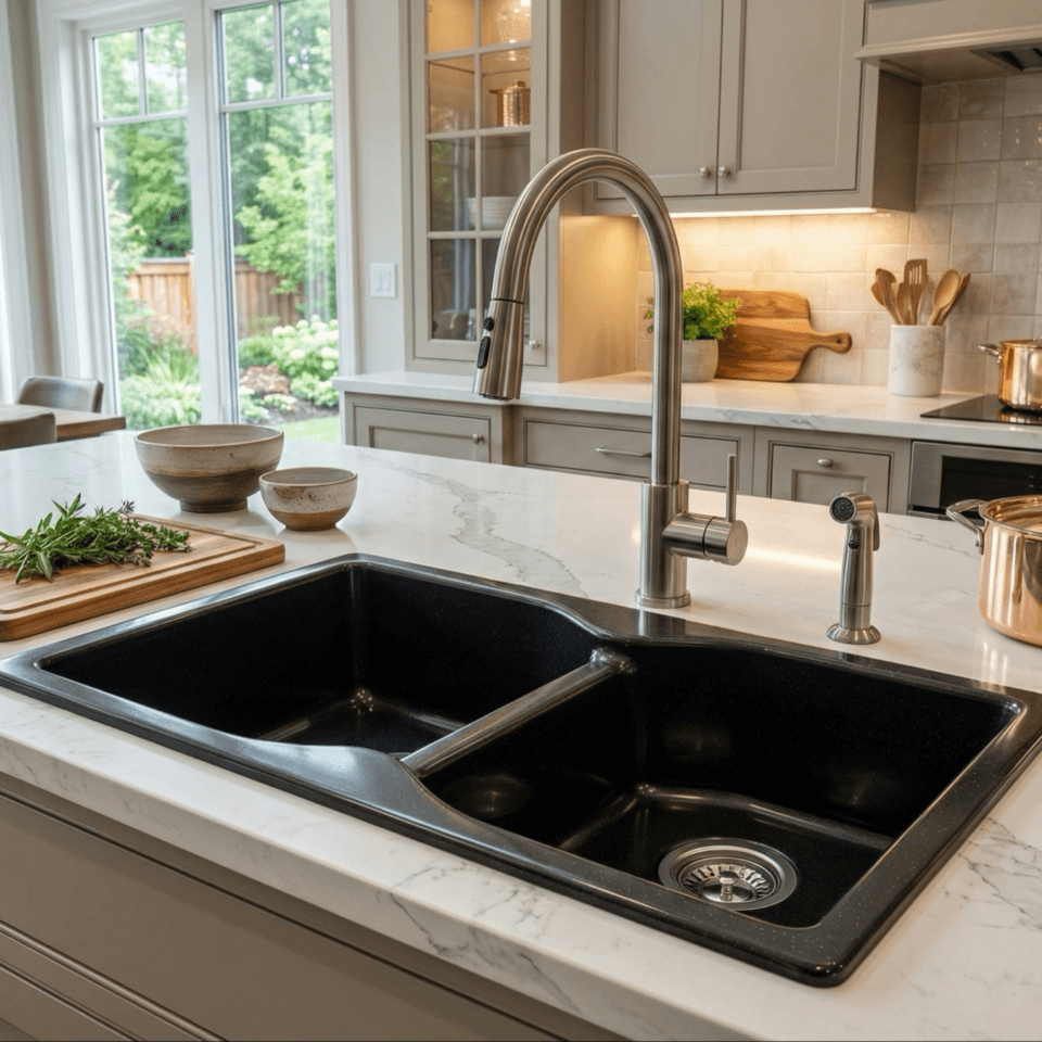 Lavabo cuisine TWIX 80*50cm