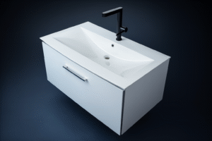 Meuble salle de bain Lido 92cm un tiroir