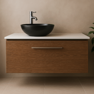 Meuble salle de bain STONE un tiroir 120 cm avec Bol