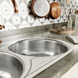 EVIER IX 85X45 2CUV ROND