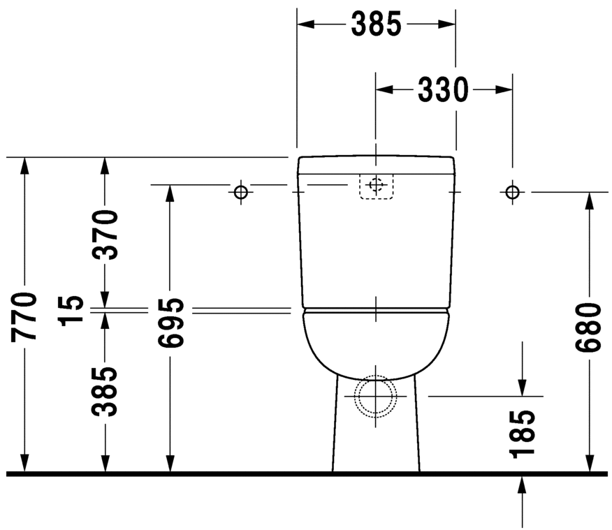 CUVETTE DURAVIT D-CODE