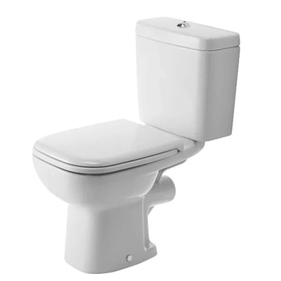 Cuvette sur pied+ Réservoir+ Abattant DURAVIT D-CODE