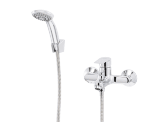 Mitigeur Baignoire Casablanca Avec Douchette Chromé SANINDUSA
