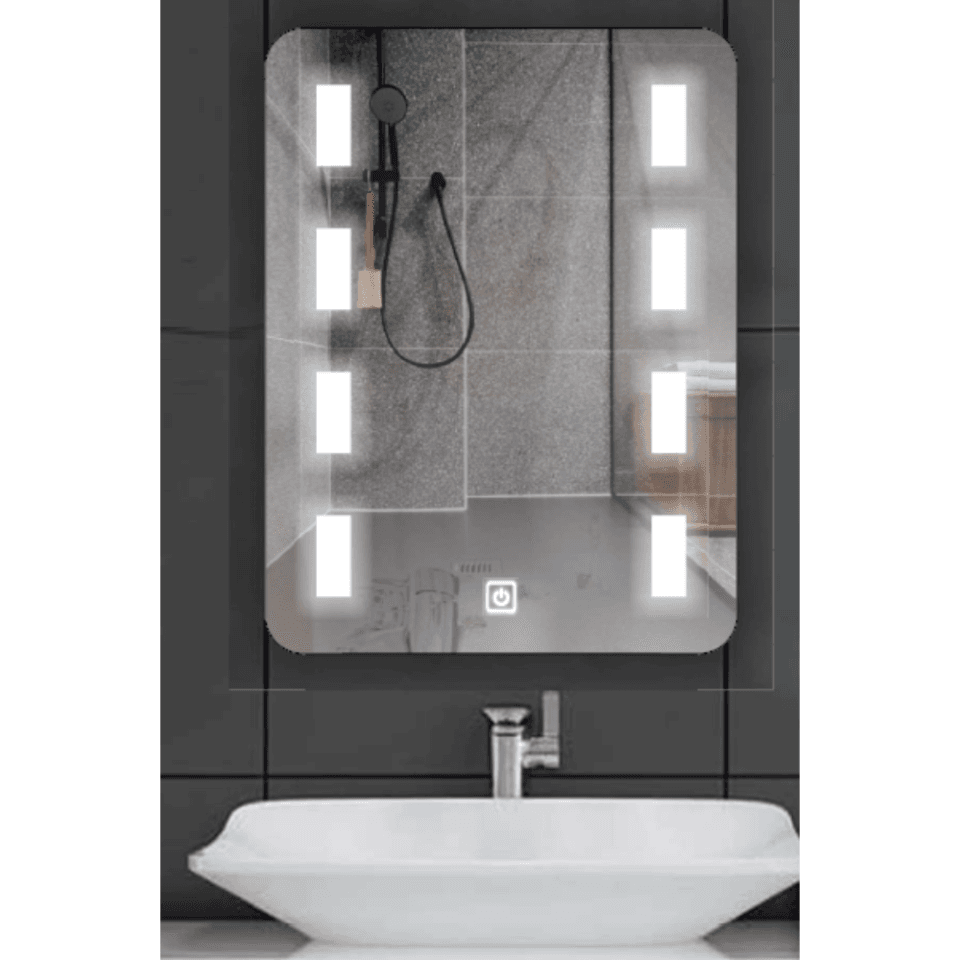 Miroir salle de bain Led Bande Coupé