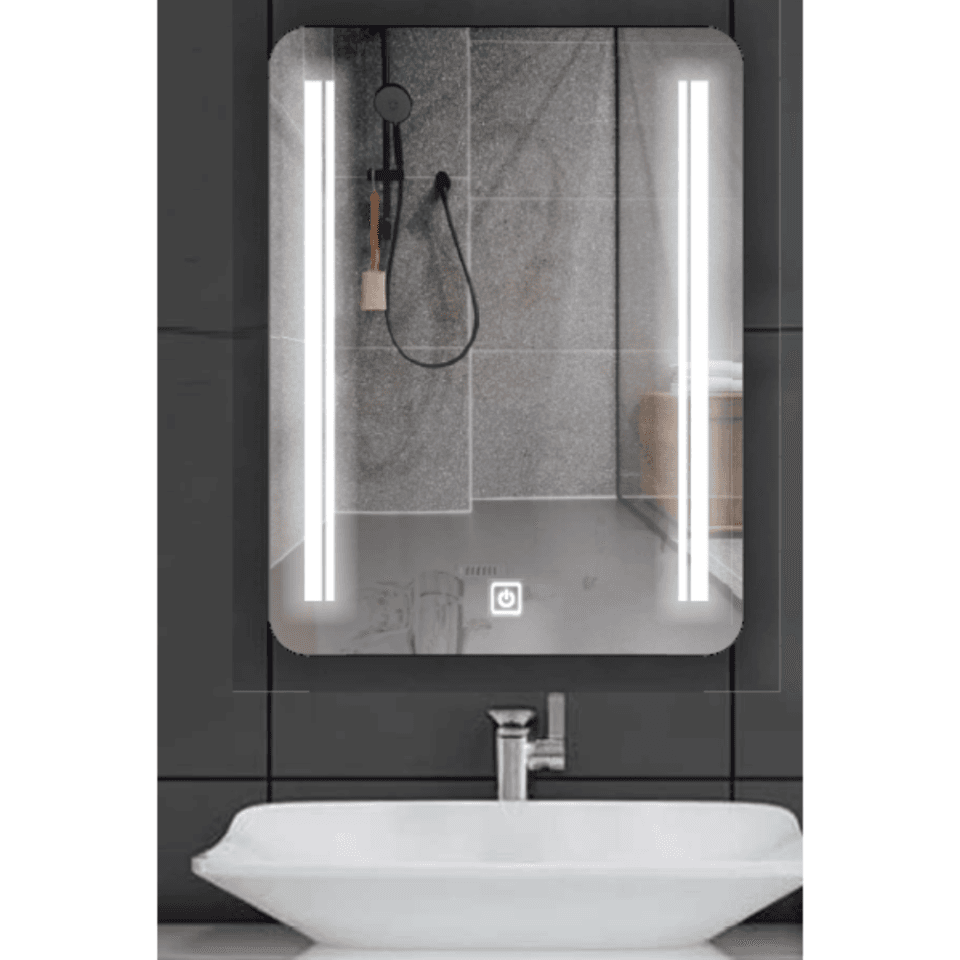 Miroir salle de bain Led Double Bande