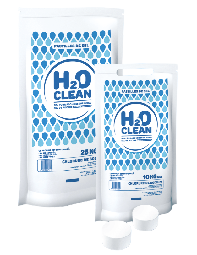Sel en pastilles pour adoucisseurs eau et piscine 25kg XAKA Espagne