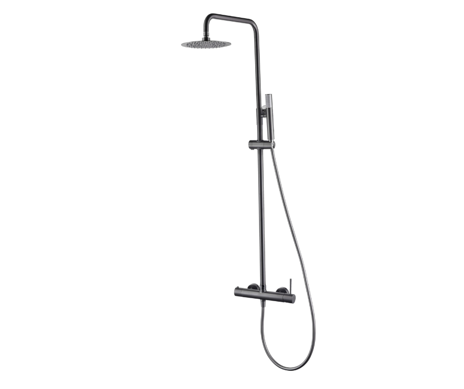 Colonne De de Douche Monza Noir Métallisé