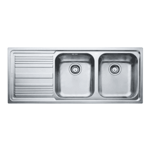 Evier Inox FRANKE Double Bac avec égouttoir LOGICA G