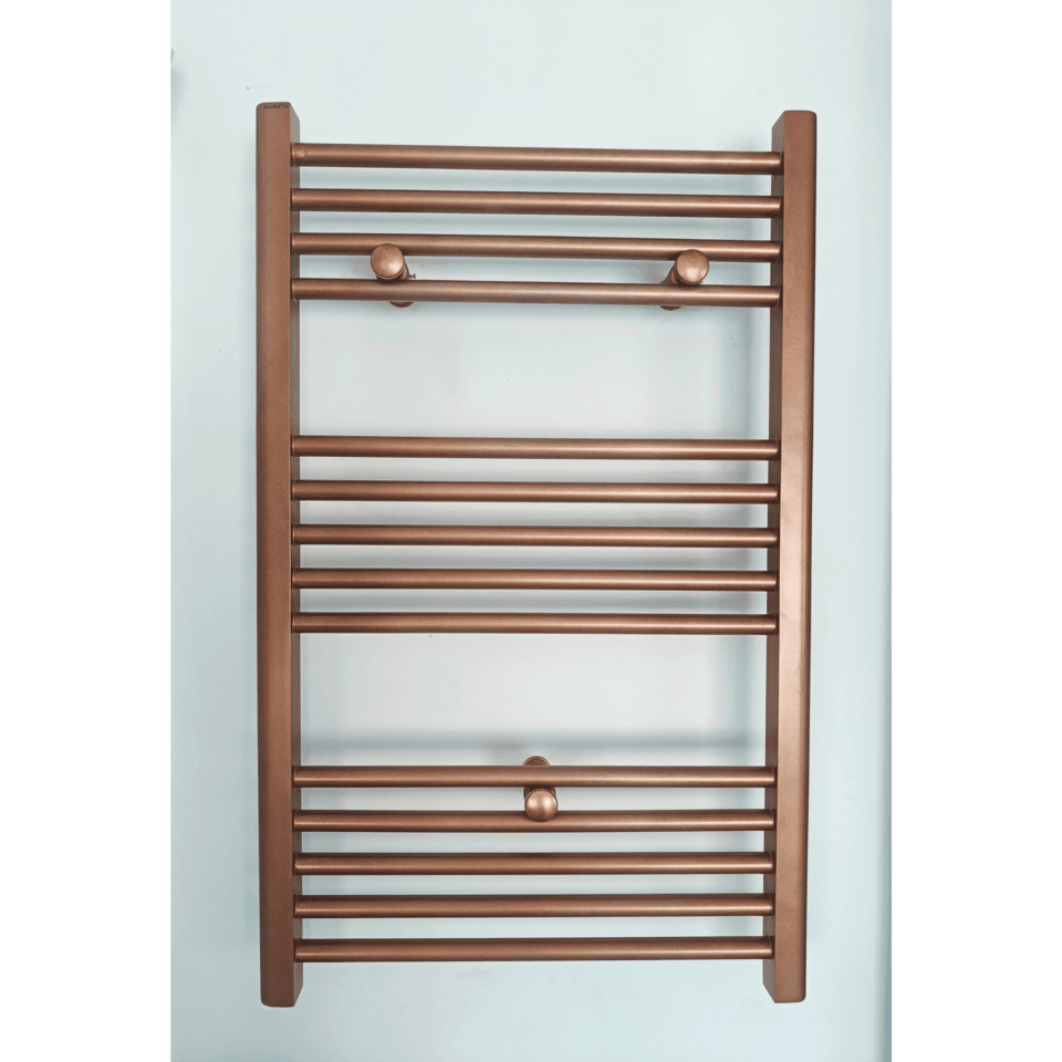 Sèche serviette aluminium bronze