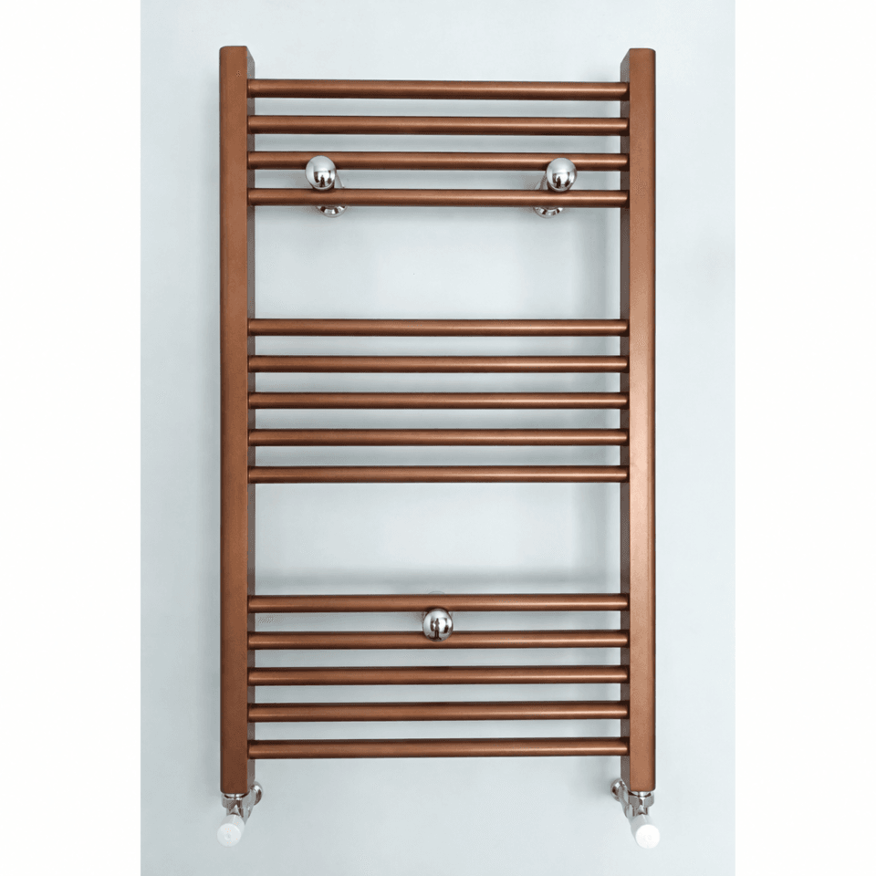 Sèche serviette aluminium bronze Cuivré