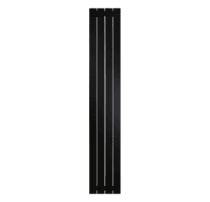 radiateur vertical noir mat