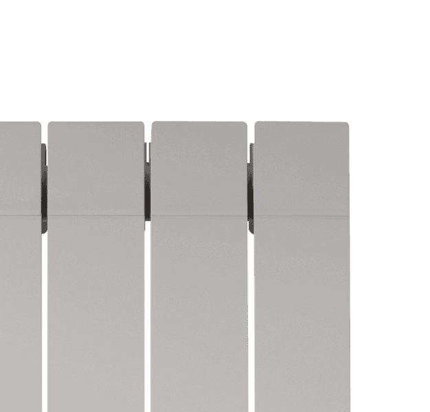 radiateur vertical blanc mat