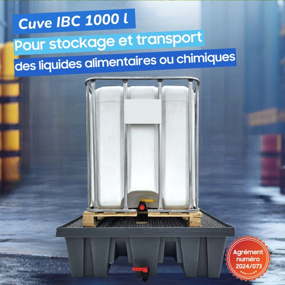 Citerne Cubique 1000L Alimentaire