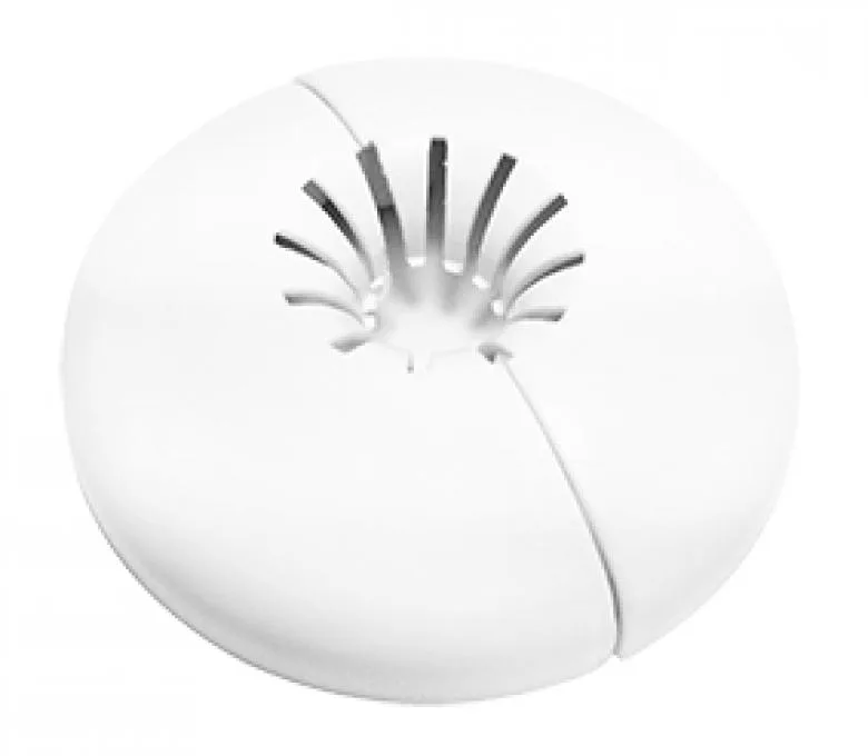 Rosace Cache Tuyau Radiateur Blanc