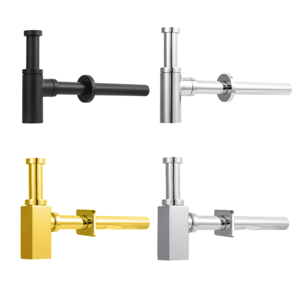 Siphon Lavabo Design différents Couleurs