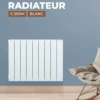 Radiateur Aluminium Blanc Plat C500M