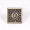 Siphon de Sol Antique Fleur Bronze