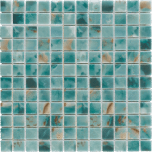 Mosaique Piscine Digital Vert