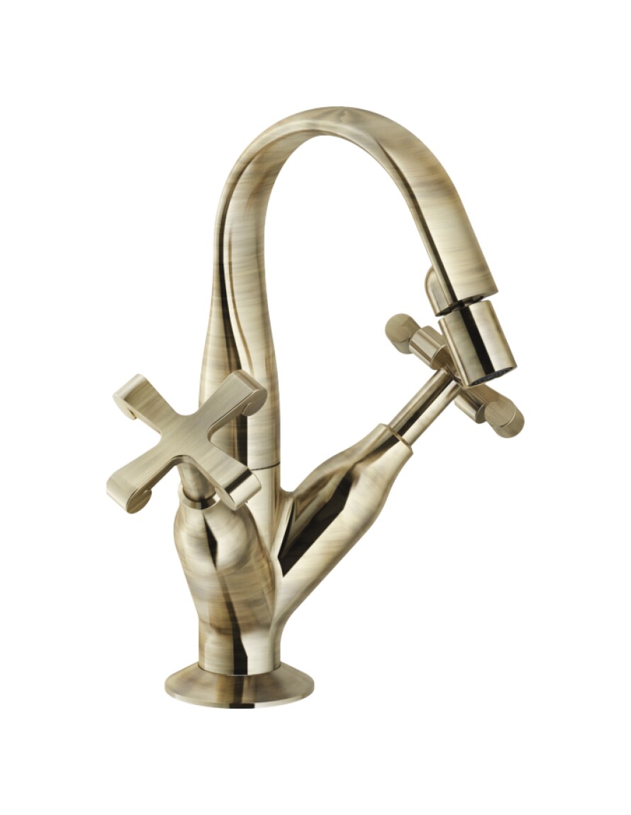 Mélangeur Bidet Avec Vidage Bronze
