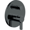 Robinet Douche encastrable Mural Noir avec Inverseur