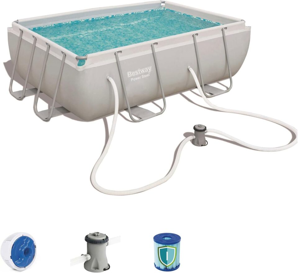 Piscine Hors Sol Rectangulaire 282 x 196 x 84 cm