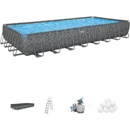 Piscine Hors Sol Rectangulaire 9,56x4,88x1,32m