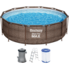 Piscine Hors Sol Effet Rotin Avec Diffuseur Chemconnect
