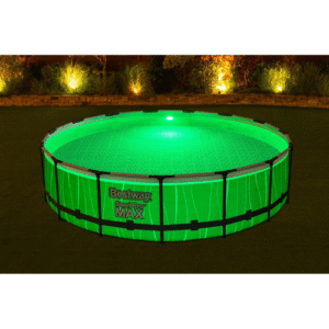 Piscine Hors Sol Ronde LED 457 x 107 cm
