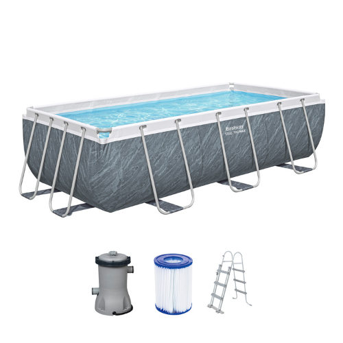 Piscine Hors Sol Rectangulaire 404 x 201 x 100cm