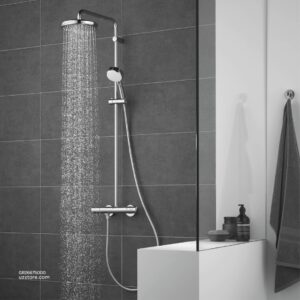 GROHE NTempCosmopolitan 250 shw syst. +div 9,5 26675000 (1)