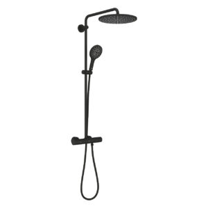 Colonne De Douche Noir Mat Grohe Smart