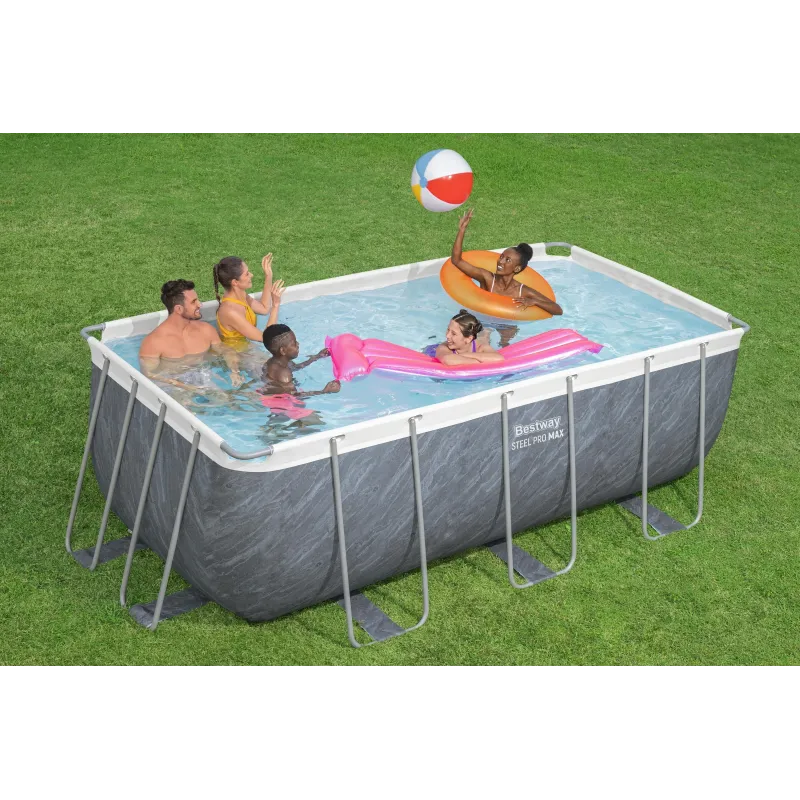 Piscine Hors Sol Rectangulaire 412 x 201 x 122cm