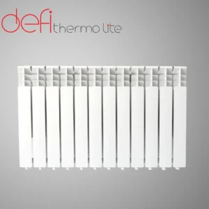 Radiateur Aluminium Blanc/Noir Classique