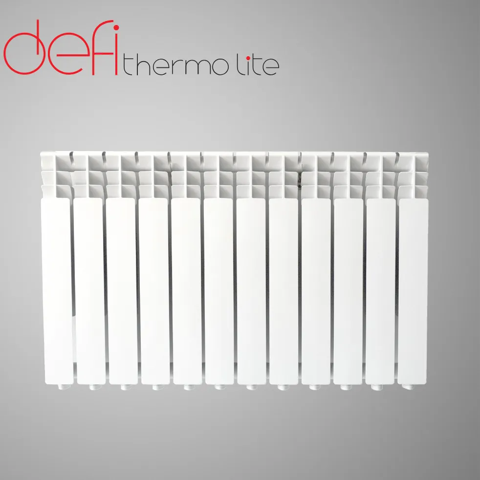 Radiateur Aluminium Blanc/Noir Classique