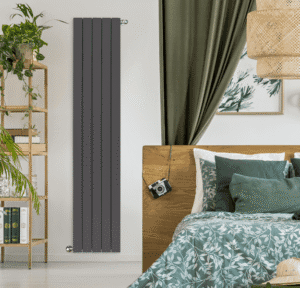 Radiateur Vertical Noir Mat FONDITAL B4