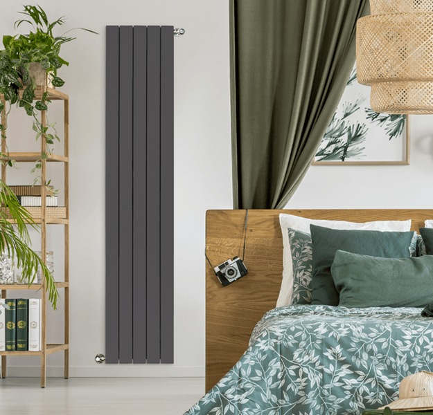 Radiateur Vertical Noir Mat FONDITAL B4