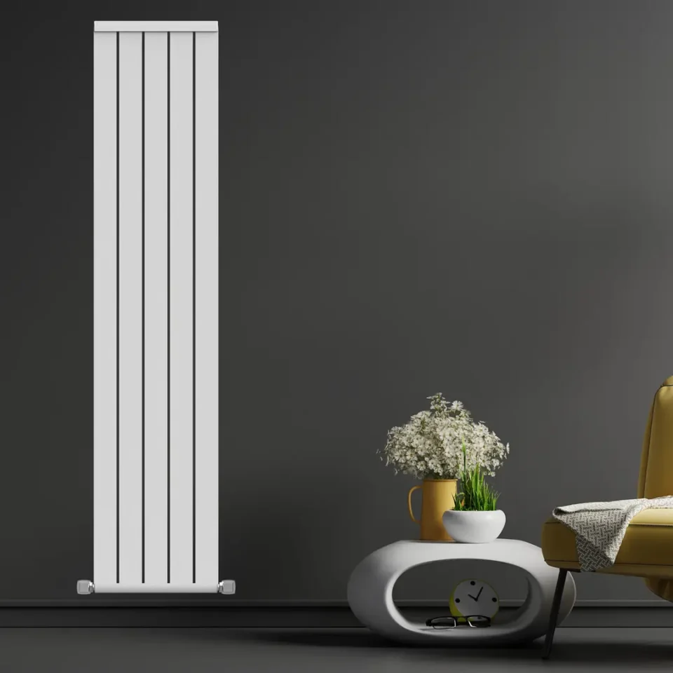 Radiateur Decoratif Vertical Aluminium Noir ou Blanc