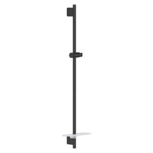 Barre Douche 90 + Porte Savon Noir Grohe
