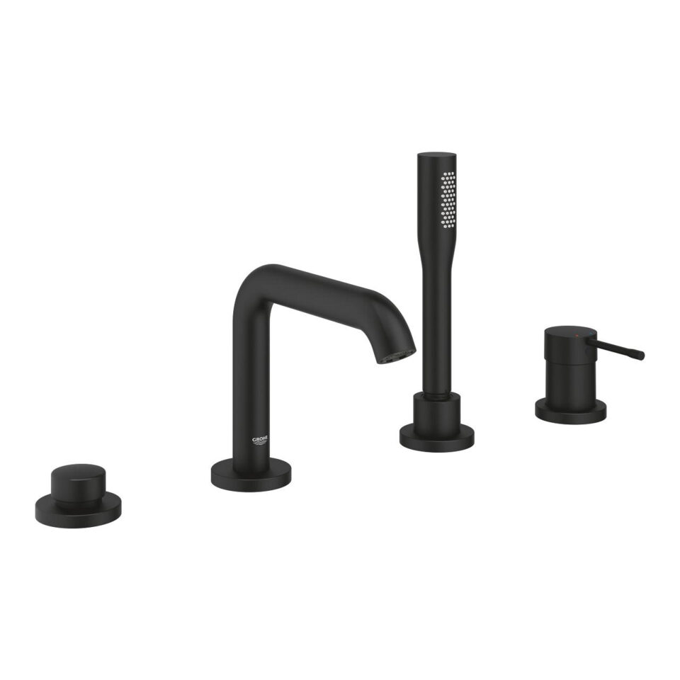 Mitigeur Baignoire Essence 04 Trous Noir Grohe