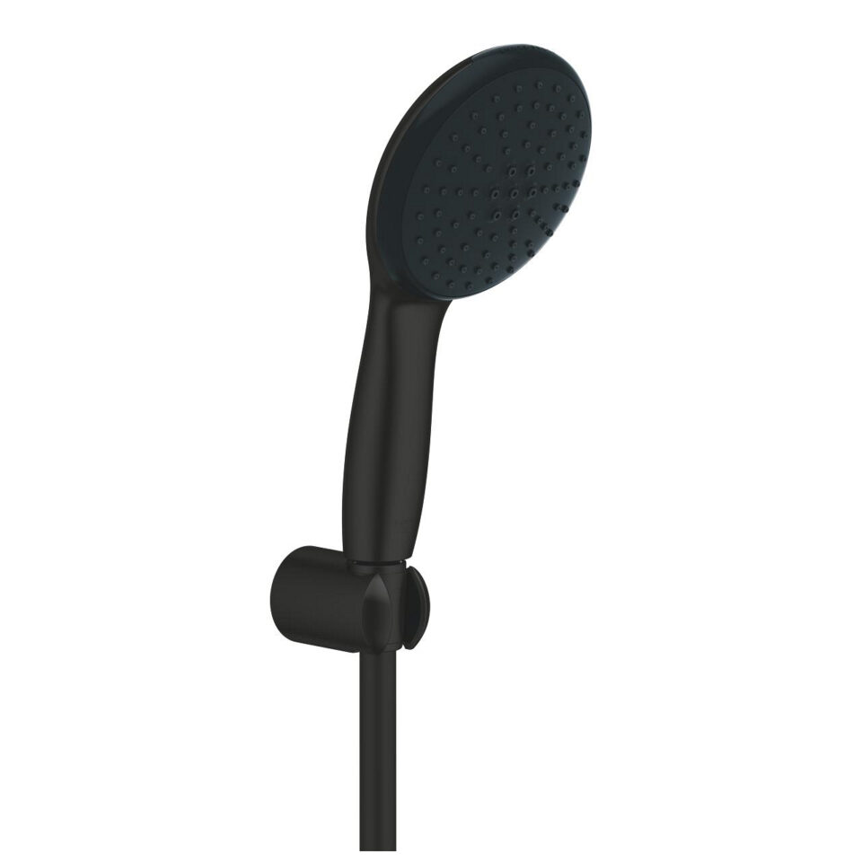 Douchette 2 Jets + Support Noir Grohe