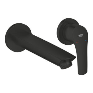 Mitigeur Lavabo Eurosmart Mural Noir Grohe