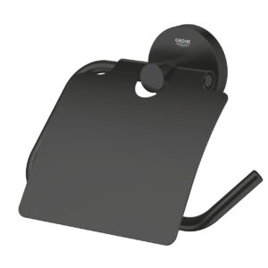 Porte Papier + Couverle Noir Grohe