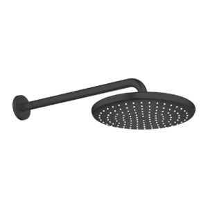 Rain Shower + Bras Mural Grohe Noir