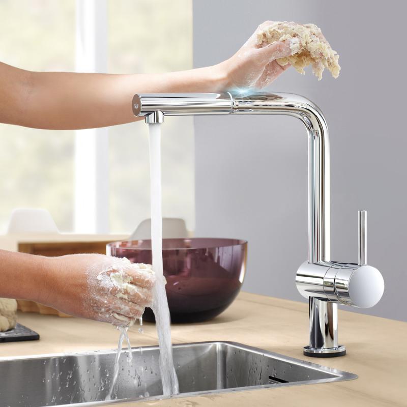 Mitigeur Evier Electronique Minta Touche Grohe