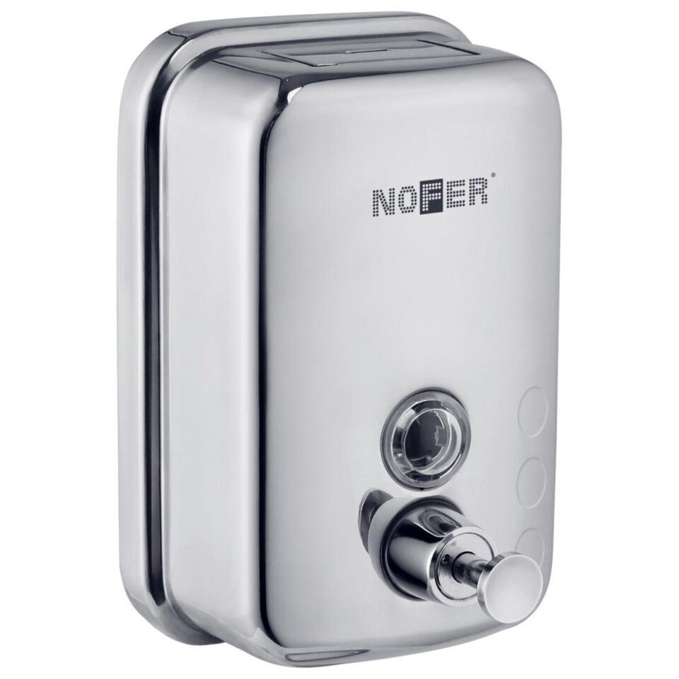 Distributeur Savon Inox Vertical 600ML Nofer
